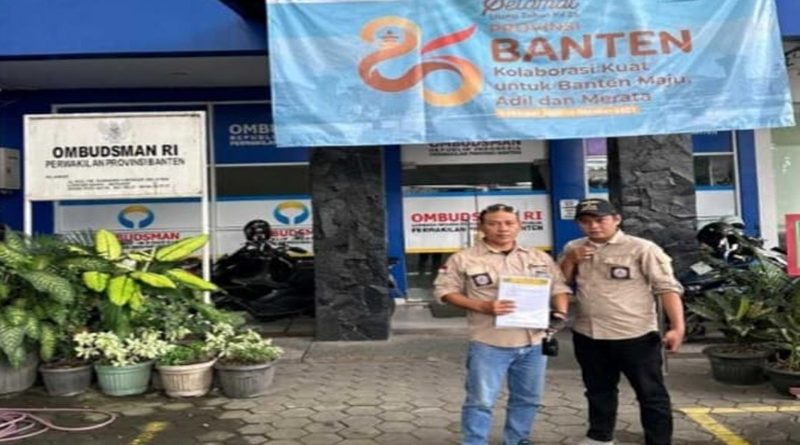 Romo Mewakili Aliansi Jurnalis dan LSM Tangerang Raya Buat Laporan Ke Ombudsman Terkait Kinerja Satpol PP