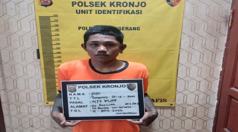 Pencurian Sepeda Motor Honda Beat di Kronjo Berhasil Diungkap Tim Polsek Kronjo!